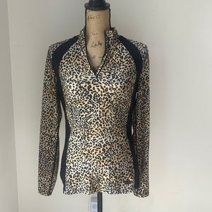 Hot Chilly Leopard Base Layer Half Zip